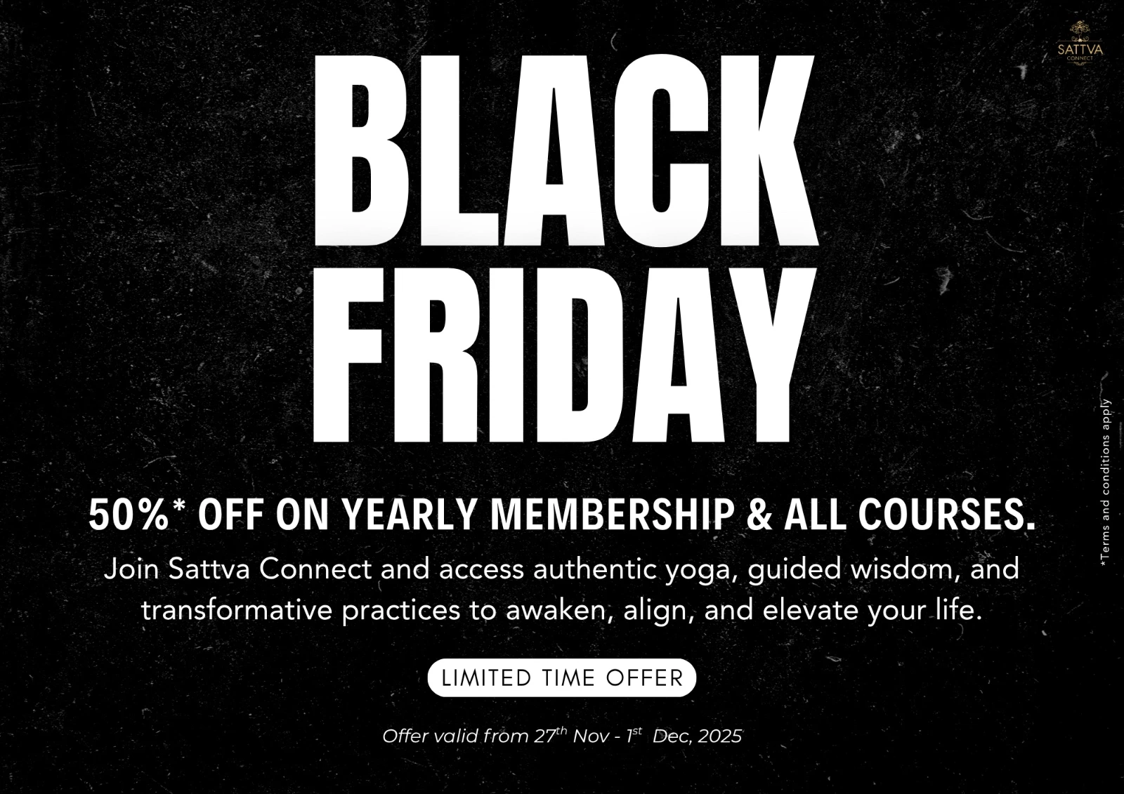 Sattva Connect Black Friday Sale
