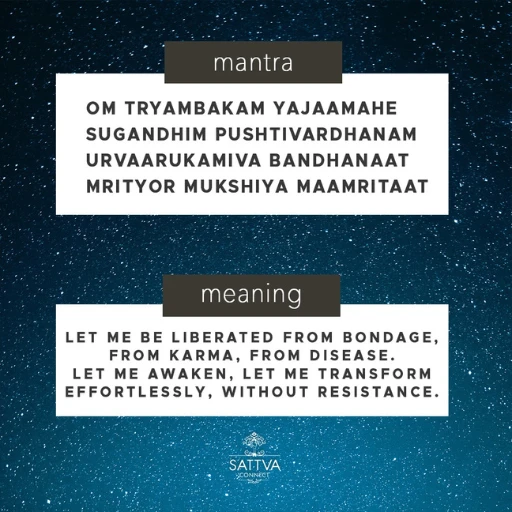 The Maha Mritunjaya Mantra